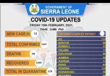 NaCOVERC MEDIA UPDATE 19th FEBRUARY, 2021 NaCOVERC MEDIA UPDATE 19th FEBRUARY, 2021