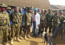 FINIC AND THE SIERRA LEONE ARMY COLLABORATE IN THE PRODUCTION OF AFFORDABLE BUILDING MATERIALS. FINIC AND THE SIERRA LEONE ARMY