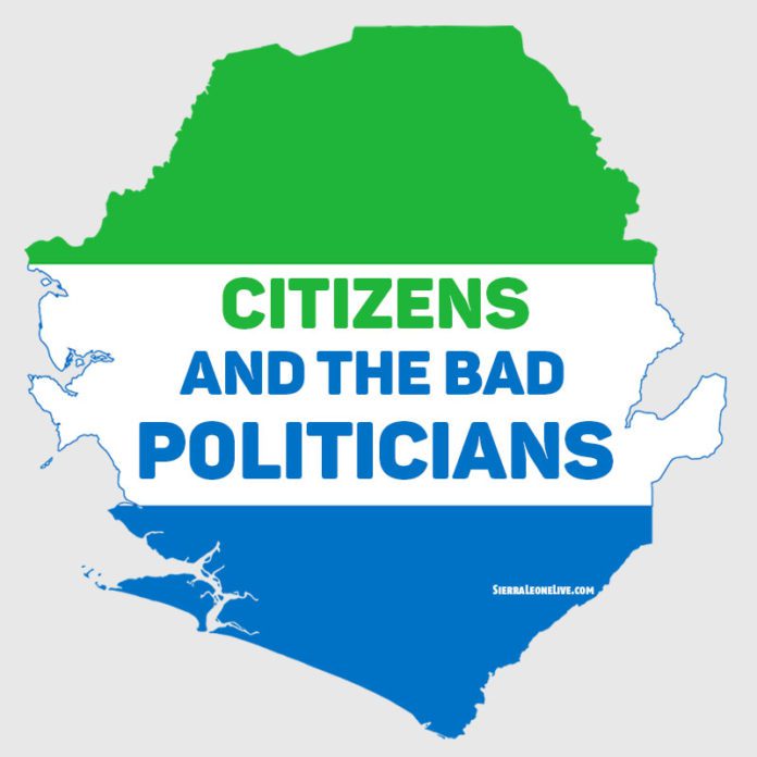 Citizens and the bad politicians