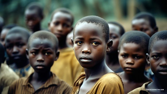 Poor kids - Sierra Leone Live Photo
